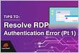 Erro ao conectar a criptografia RDP Credssp Encryption Oracle Remediation